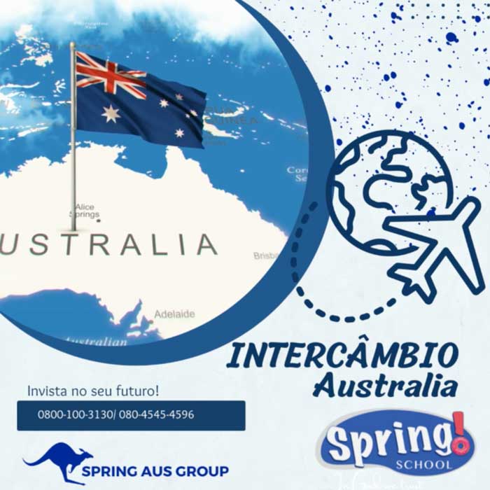 Intercâmbio Australia, invista no seu futuro! Entre em contato conosco: 0800-100-3130 / 080-4545-4596